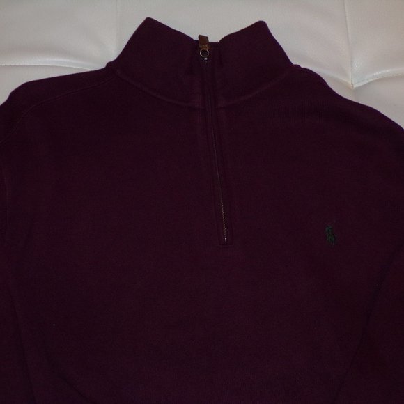 Polo Ralph Lauren Quarter Zip Sweater - XL - Picture 4 of 10